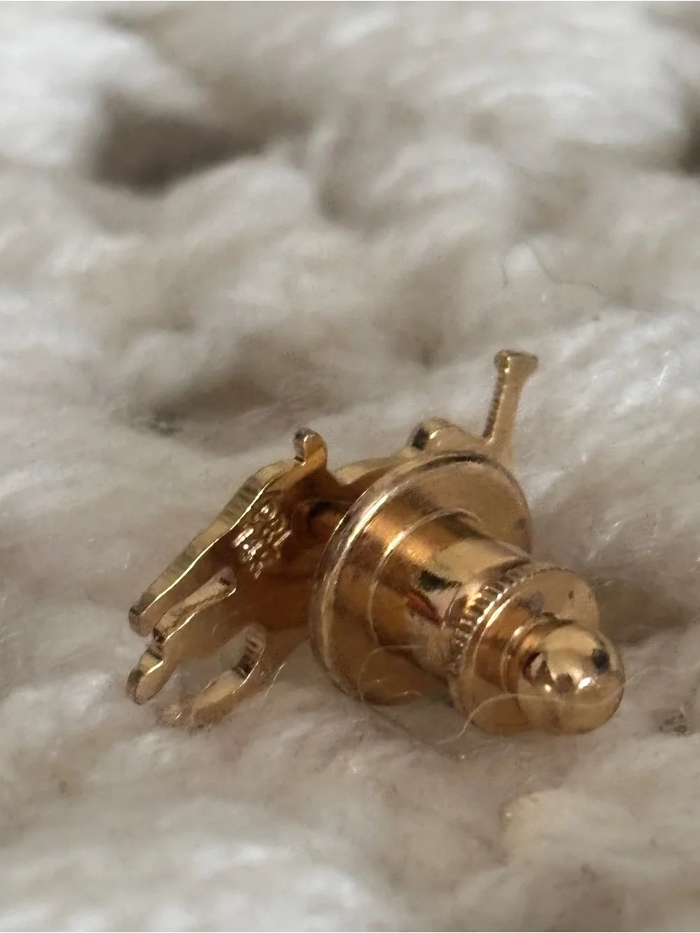 14K Gold Polo Ralph Lauren Lapel Pony/Rider Pin Tie Equestrian Jewelry RARE FIND